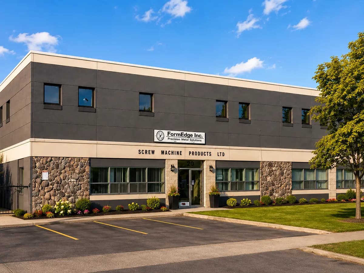 Formedge Inc. commercial building clad in aluminium composite panels